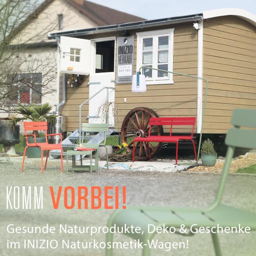 Inizio Naturkosmetik Vorarlberg Schäferwagen Verkauf Lustenau