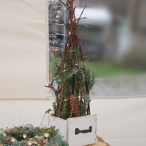 gesteckter Christbaum