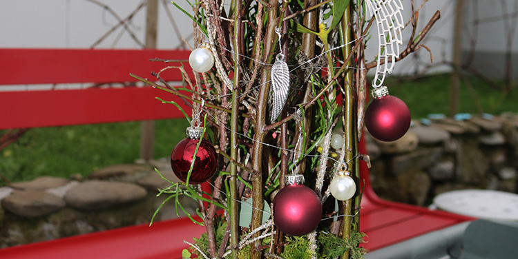 Adventgesteck binden Anleitung