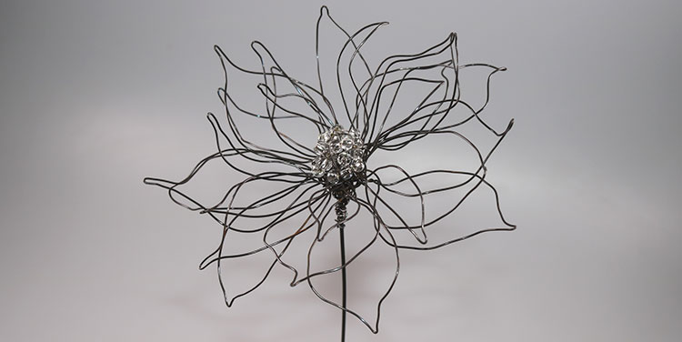 Draht Blume Dahlie Anleitung