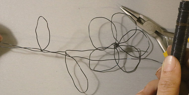 Anleitung Drahtblume