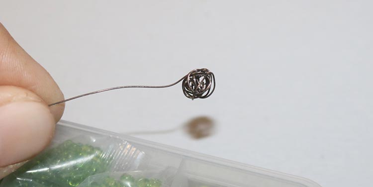 Anleitung Drahtlibelle Augen formen