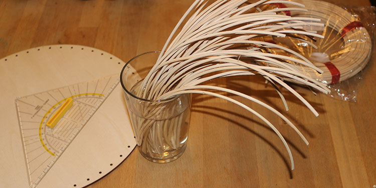 Staken in Wasser einweichen