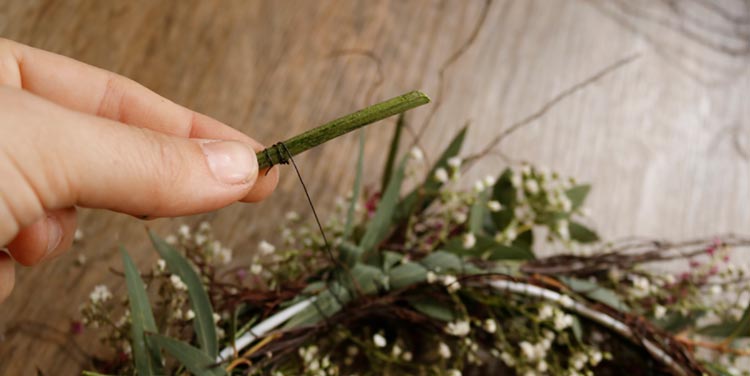Gestalten Sie Ihren eigenen Tischschmuck! Anleitung Kranz basteln