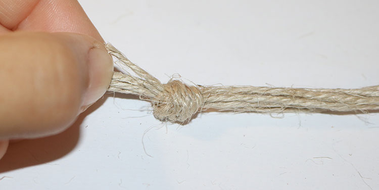 Boho Stern aus Paketschnur