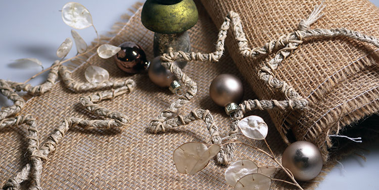 Sterne aus Paketschnur im Boho Style selber basteln Weihnachtsdeko
