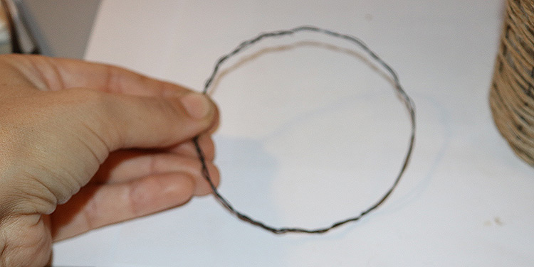 Ring aus Draht formen