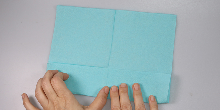 Servietten falten Hase