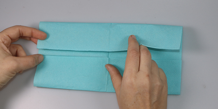 Servietten falten Hase