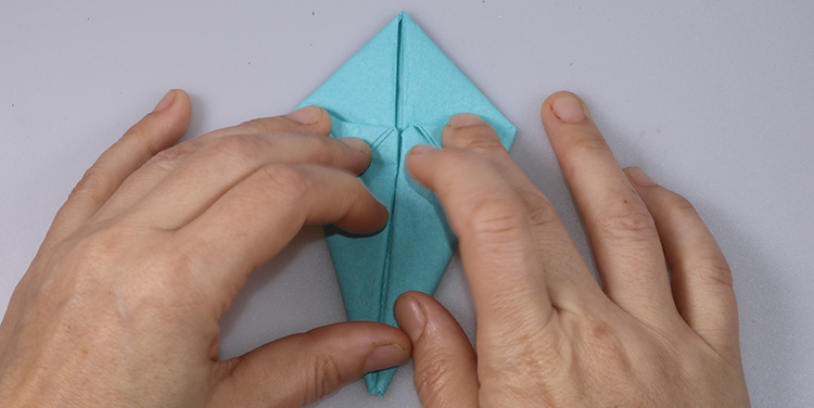 Servietten falten Hase