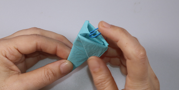 Servietten falten Hase