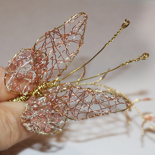 Anleitung Draht Schmetterling basteln