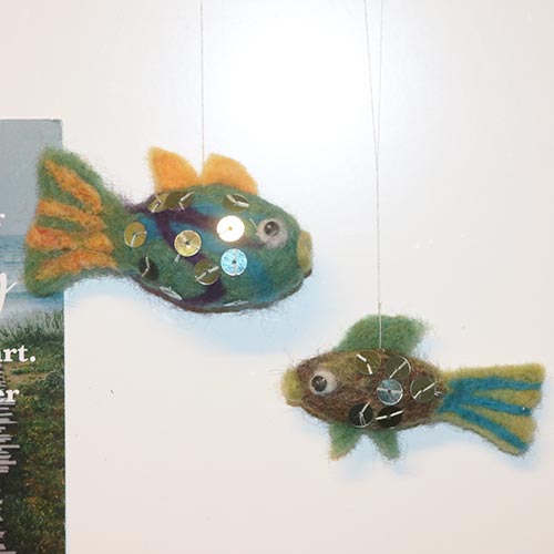 Filz Fisch Anleitung Sommer Deko