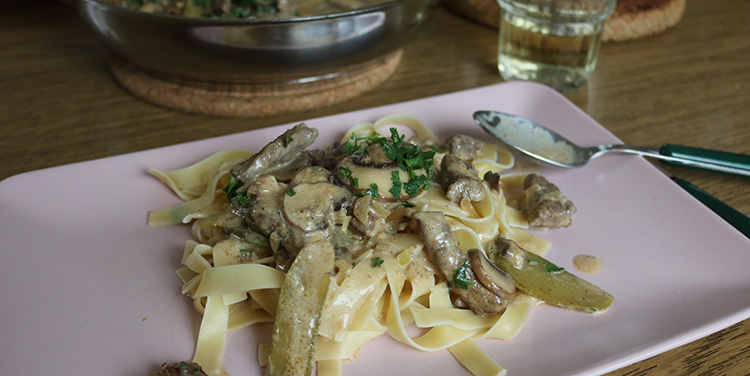 Rezept Boeuf Stroganoff