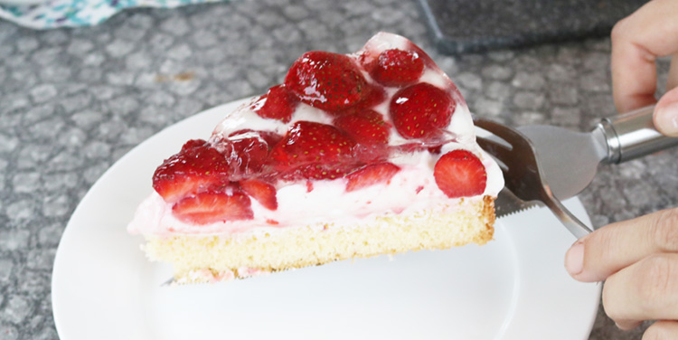 Rezept Erdbeer Torte Biskuitboden