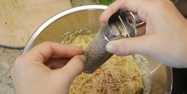 Quiche Fülle mit Giersch