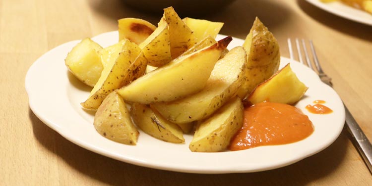 Rezept Blechkartoffeln Alternative Pommes Frites