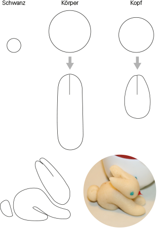 Marzipan-Häschen