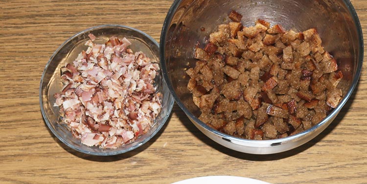 Rezept Mostsuppe mit Speck und Brotwürfel