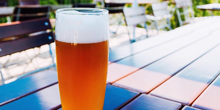 Weißbier im Glass