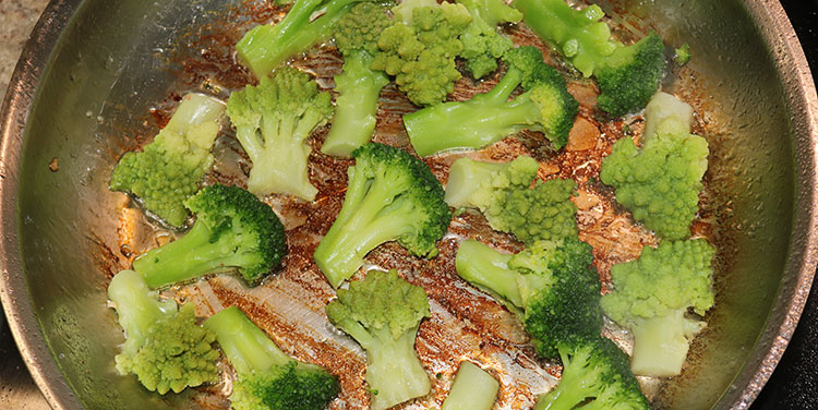 Raclettekäse Romanesco und Brokkoli