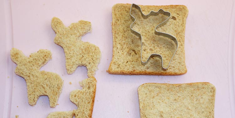 Radicchiosalat mit Toastbrot