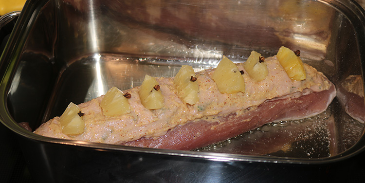 Schweinefilet mit Brät