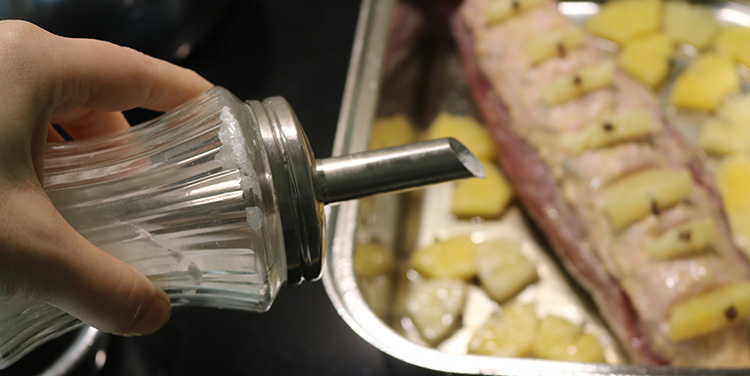 Schweinefilet mit Brät
