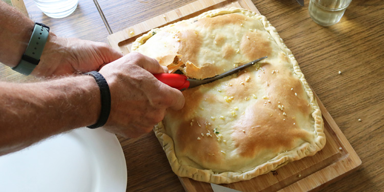 Soparnik kroatischer Mangold-Kuchen