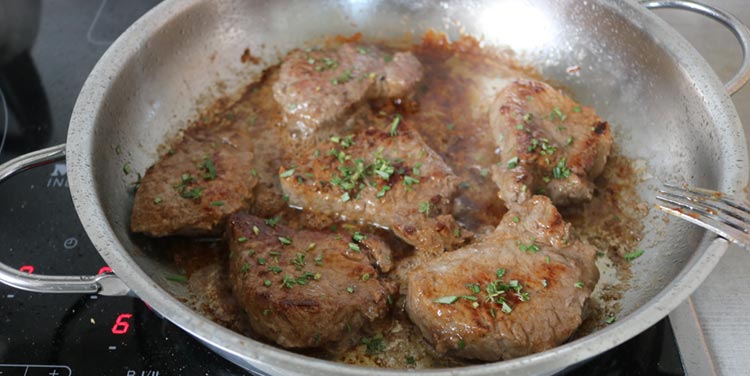 Steinpilze mit Rinderhuftsteak