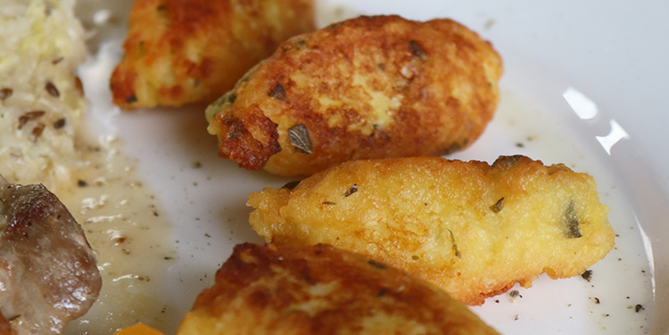 Topfen-Kroketten