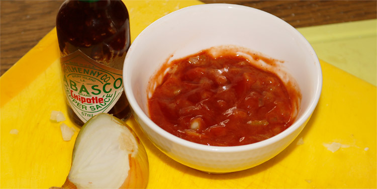Zwiebel Ketchup Sauce