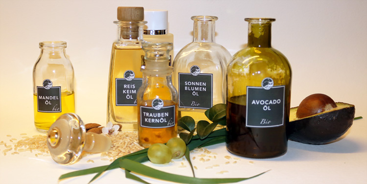 natürliche Pflanzenöle zur Hautpflege von empfindlicher Haut