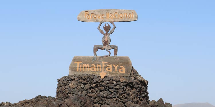 Timanfaya Feuerteufel von César Manrique auf Lanzarote