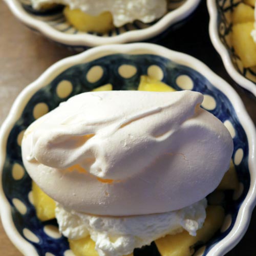 Meringue Schaumgebäck