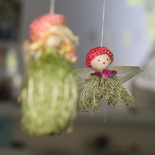 Kleine Naturfeen selber basteln