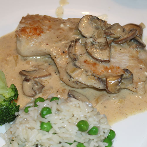 Jägerschnitzel mit Pilzsauce