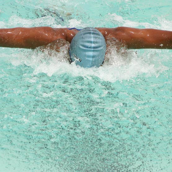 natürliche Pflege nach dem Schwimmen