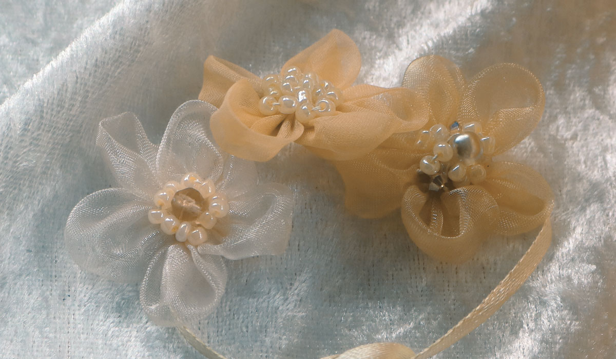 Braut Haarschmuck selber basteln