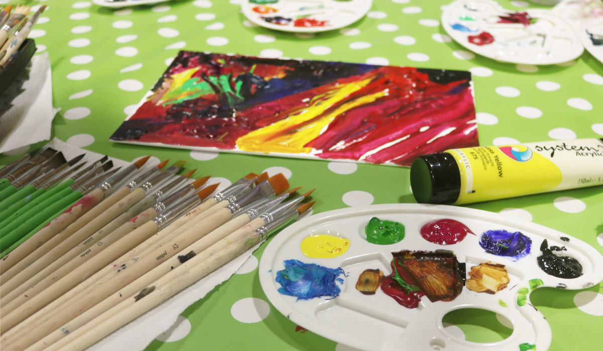 Acryl malen Workshop online buchen