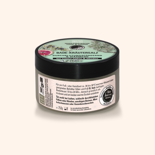 Inizio Bade-Kräutersalz bei kalten Füßen & Händen Wohlfühlsache