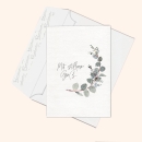 Inizio condolence card Eucalyptus, A6