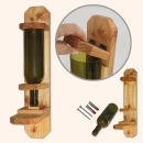 Handcrafted “Wine Bottle” Bird Feeder